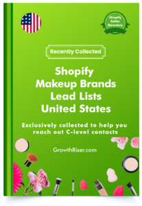 Shopify Makeup Brands Lead Lists
