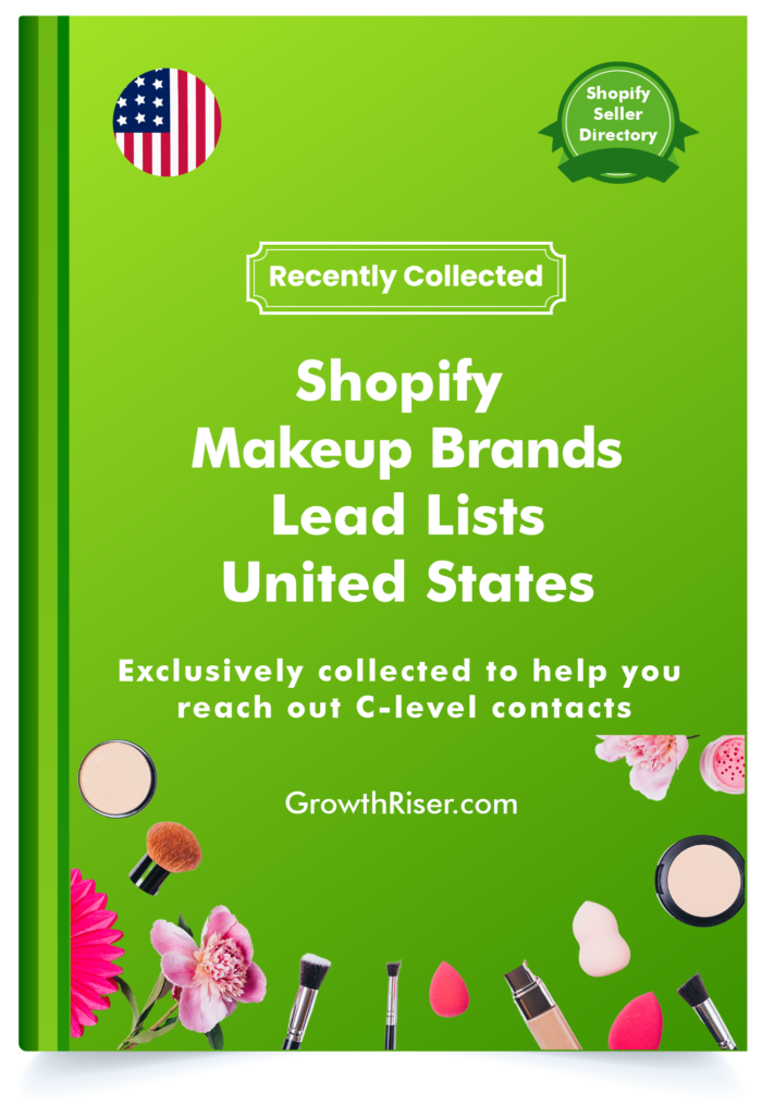 Shopify Makeup Brands Lead Lists