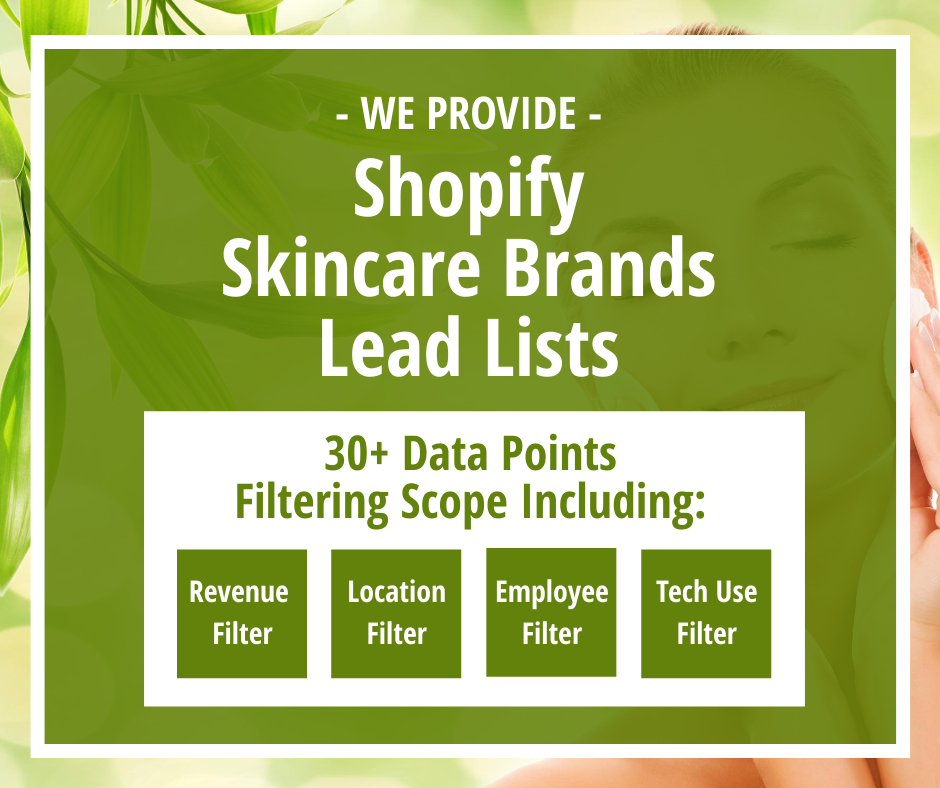 Shopify Skincare Lead Lists